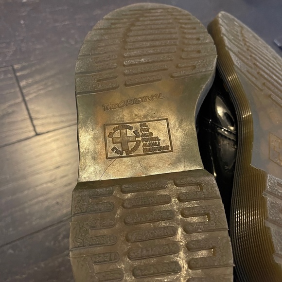 Dr. Martens women 1461 Black Patent Leather Oxford Shoes US 8/EU 39 - Picture 10 of 11